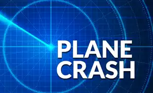 Plane crash  radar graphic